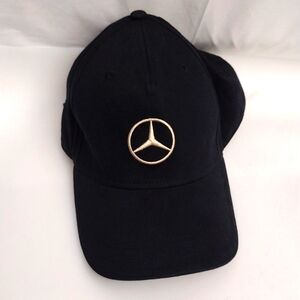 Mercedes AMG Petronas Black Cap with Gold Emblem